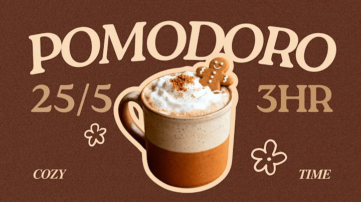 𝓰𝓲𝓷𝓰𝓮𝓻𝓫𝓻𝓮𝓪𝓭 𝓵𝓪𝓽𝓽𝓮 ☕ study with me | pomodoro focus timer | cozy jazz pop music | study motivation