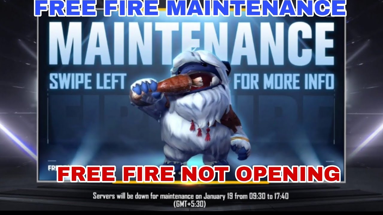 Maintenance Free Fire | 19 January Update Full Details | Free Fire Maintenance Break | Ob 32 Update