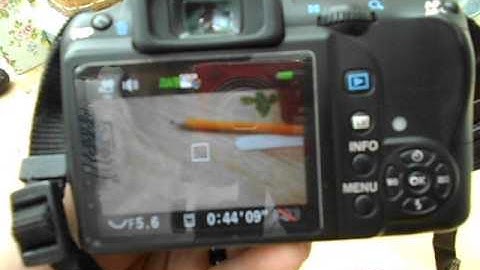 Pentax K-r recording problem