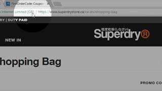 How to apply Superdry promo code? - YouTube