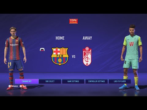 Barcelona Vs Granada / Copa De Espana / FIFA 21 / Gameplay PS5 / Semi Finals