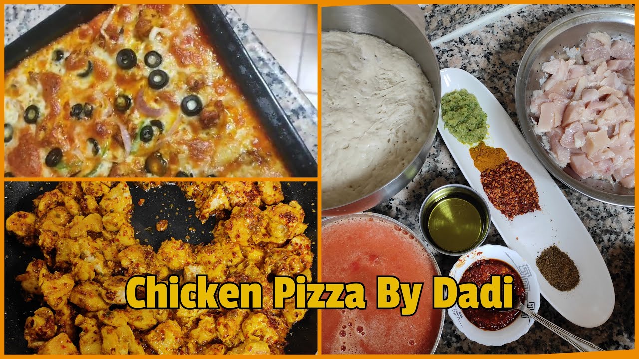 Spicy Chicken Pizza Dadi's Food Factory. YouTube