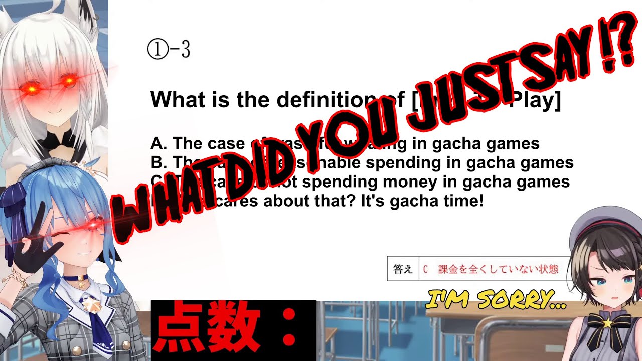 [ENG Sub]Hololive gacha addicts triggered by a word from Subaru