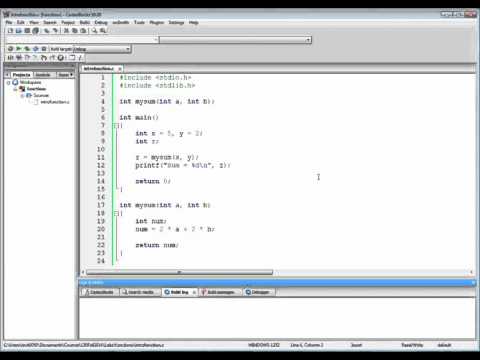 CISC 130: Introduction to Functions in C