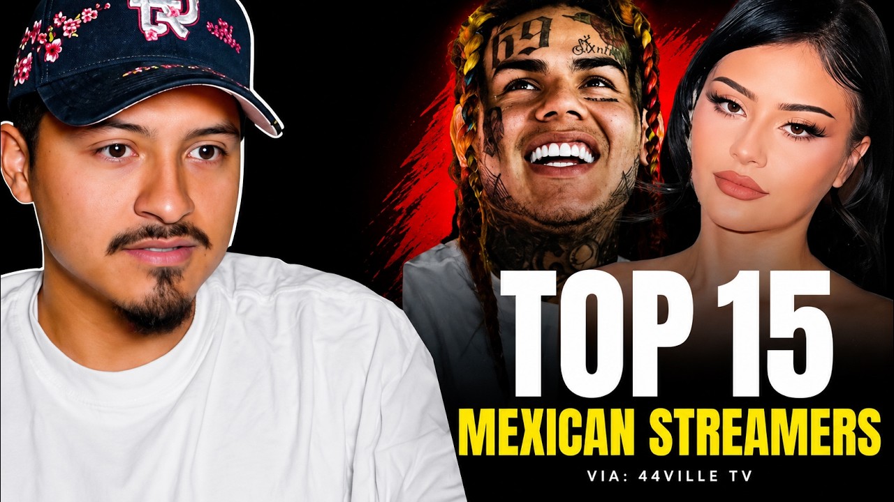Top 15 Mexican Streamers List... - YouTube