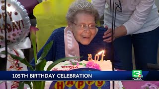 Modesto woman celebrated as 'Queen of the Century' on 105th birthday