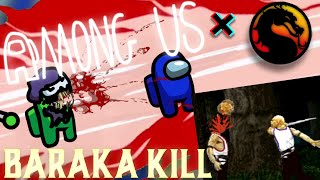 Among Us Custom Baraka Kill Animation | Among Us x Mortal Kombat (ORIGINAL)