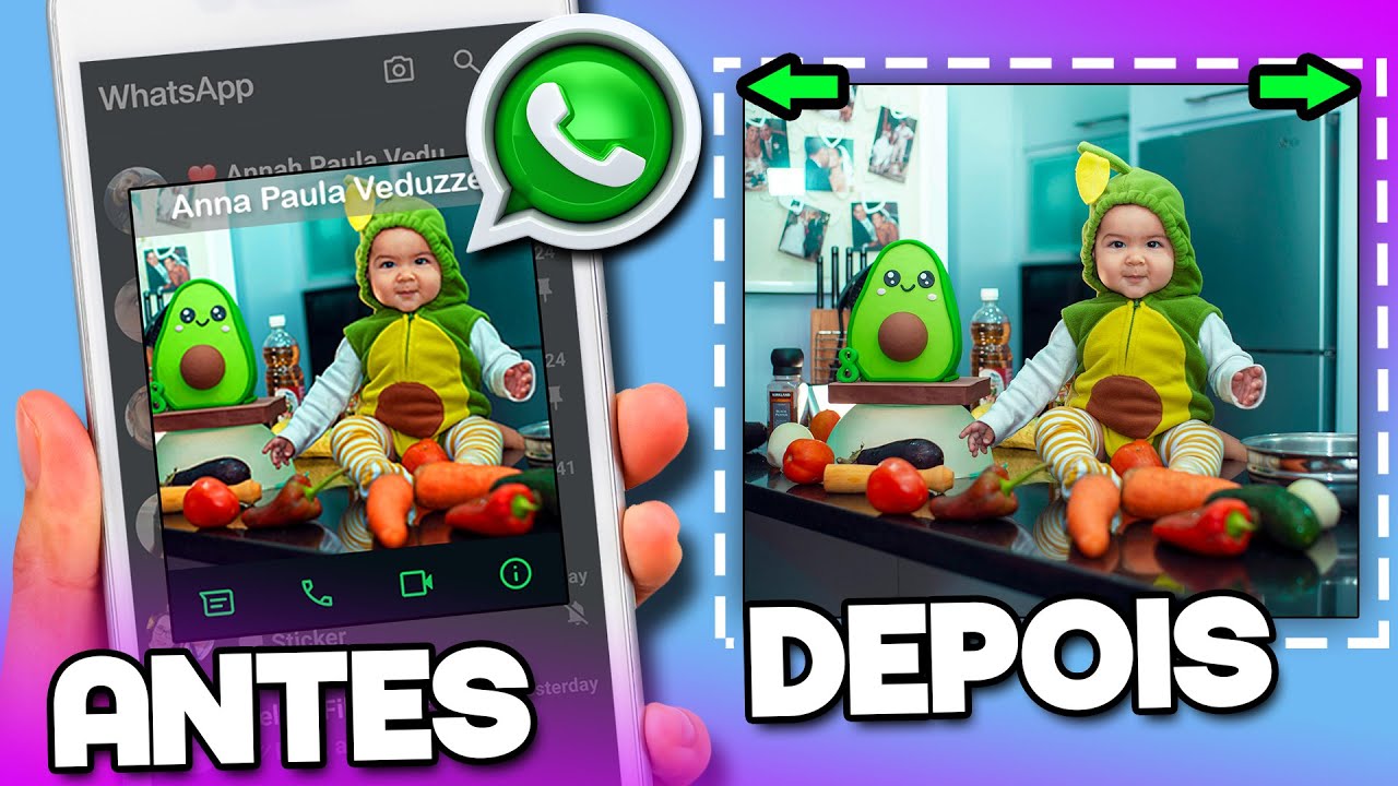 Foto inteira - Como tirar print da foto do perfil do WhatsApp - YouTube