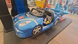 Zamperla Zap 3 Race Car kiddie ride (Fail) (Blue) 