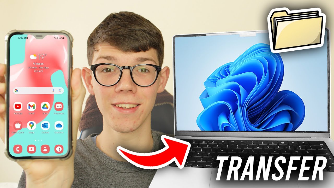 How To Transfer Files From Android To PC - Full Guide - YouTube