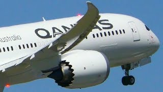 Inaugural Qantas Boeing 787-9 Dreamliner Takeoff To Los Angeles Melbourne Airport Plane Spotting