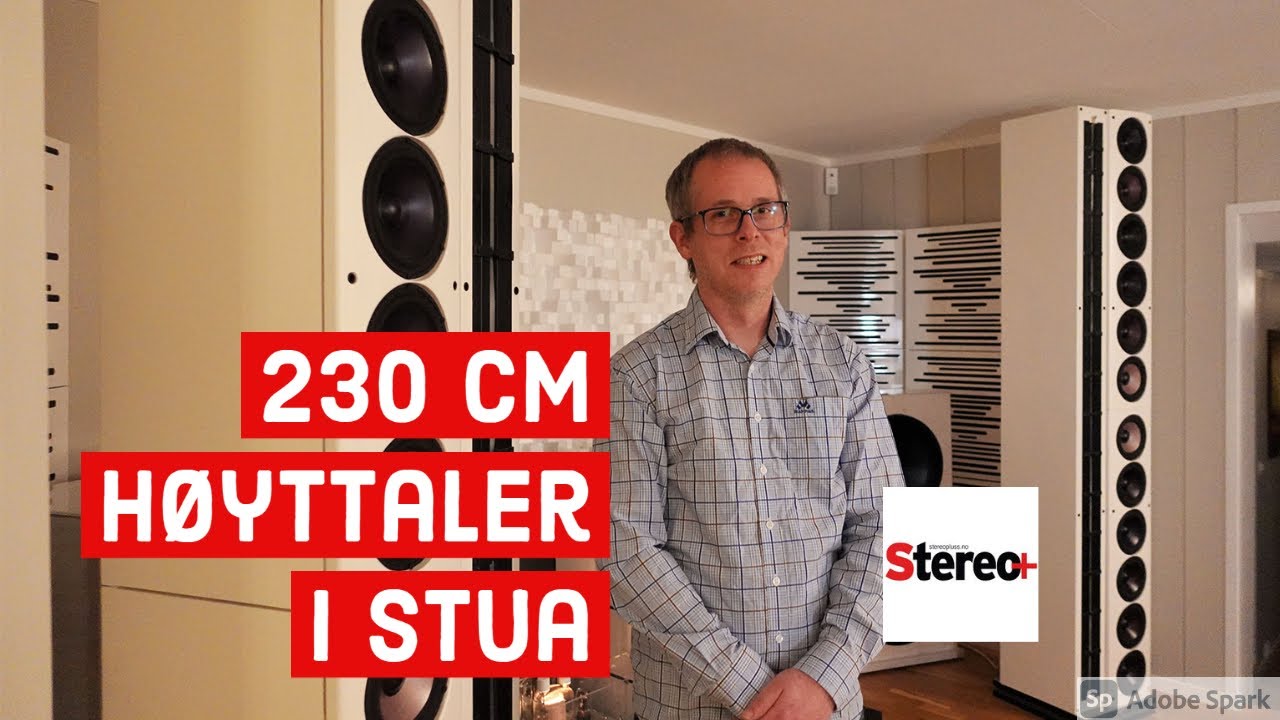 Gigantiske høyttalere  hos Knut