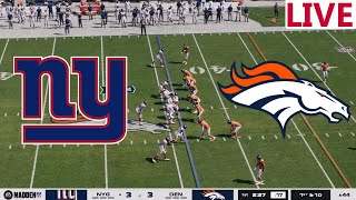 🔴LIVE 🔴New york Giants vs Denver Broncos\/NFL Week 7\/   \/Madden NFL 26