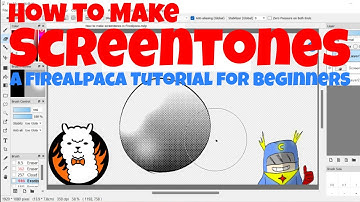How To Make Screentones A Firealpaca Tutorial For Beginners