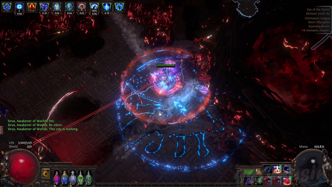 [POE 3.14] Tier 9 Sirus VS Vaal Blight & Bane Pathfinder