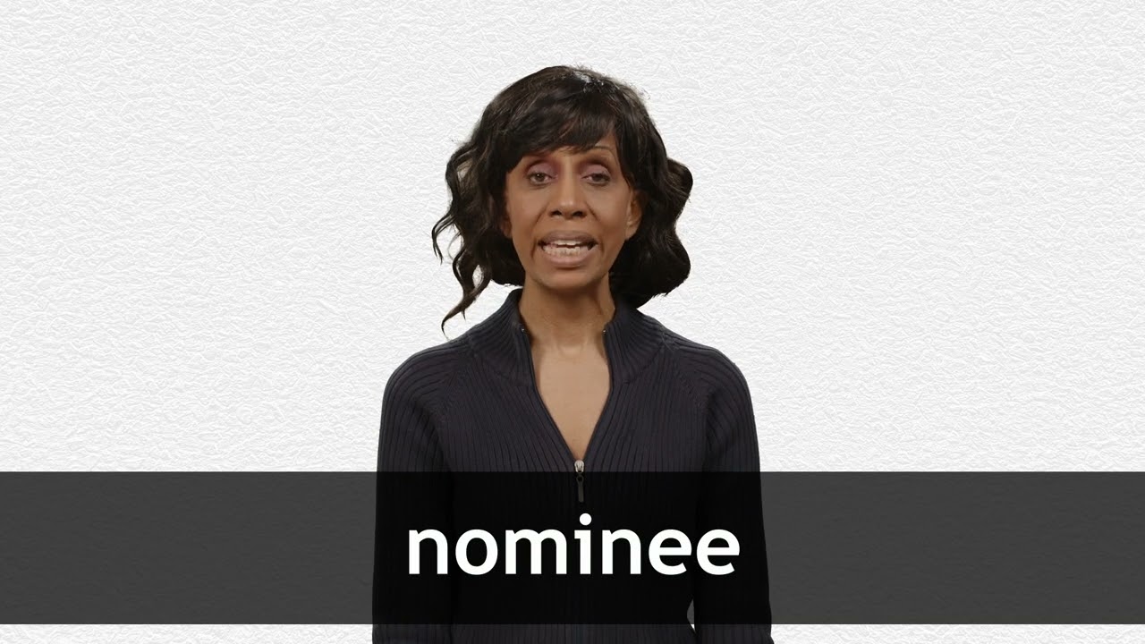 How to pronounce NOMINEE in American English