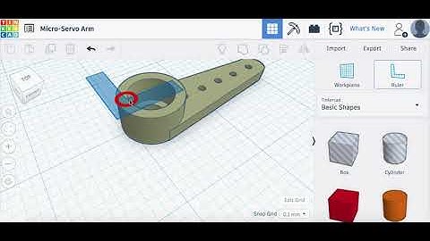 Measuring in TinkerCAD