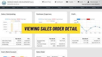 (ENG) Viewing - Sales Order Detail (Webmax ERP System) (V3)