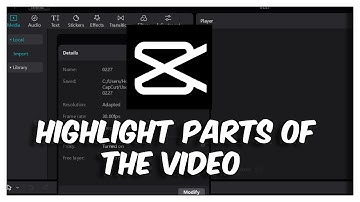 How To Highlight Parts Of The Video In Capcut Pc