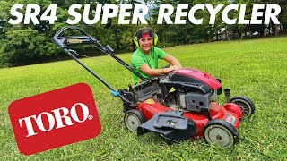 My used Toro SR4 Super Recycler in action