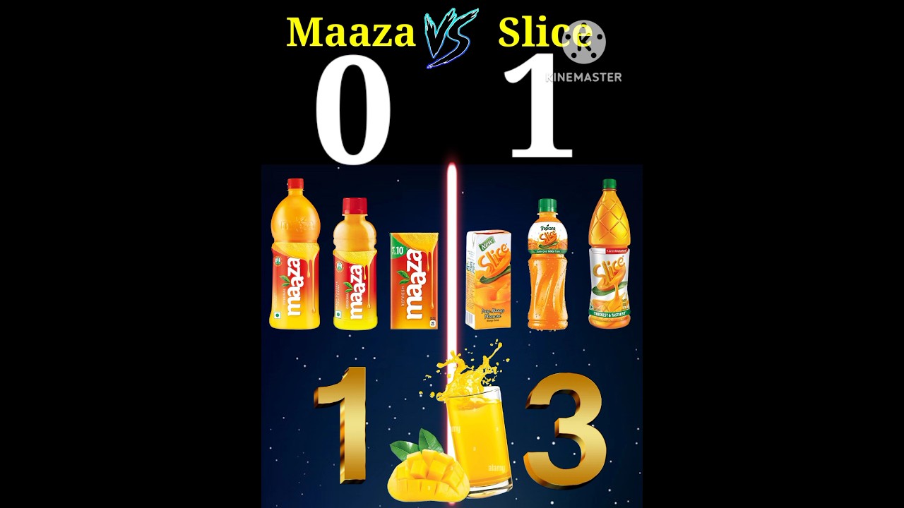 Maaza VS Slice ? | #shorts  #maaza #slice