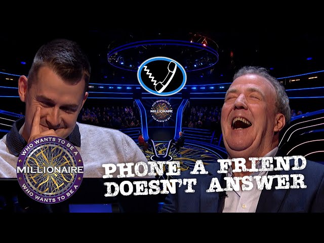 Phone A Friend DOESN'T PICK UP | Who Wants To Be A Millionaire