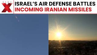 Dramatic Interceptions Seen Over Jerusalem Amid Iran Missile Attack | Latest News | NewsX