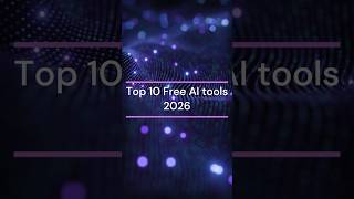 Top 10 Free AI Tools Everyone Should Use #ai #futuretech #artificialintelligence #techlogy #aitools