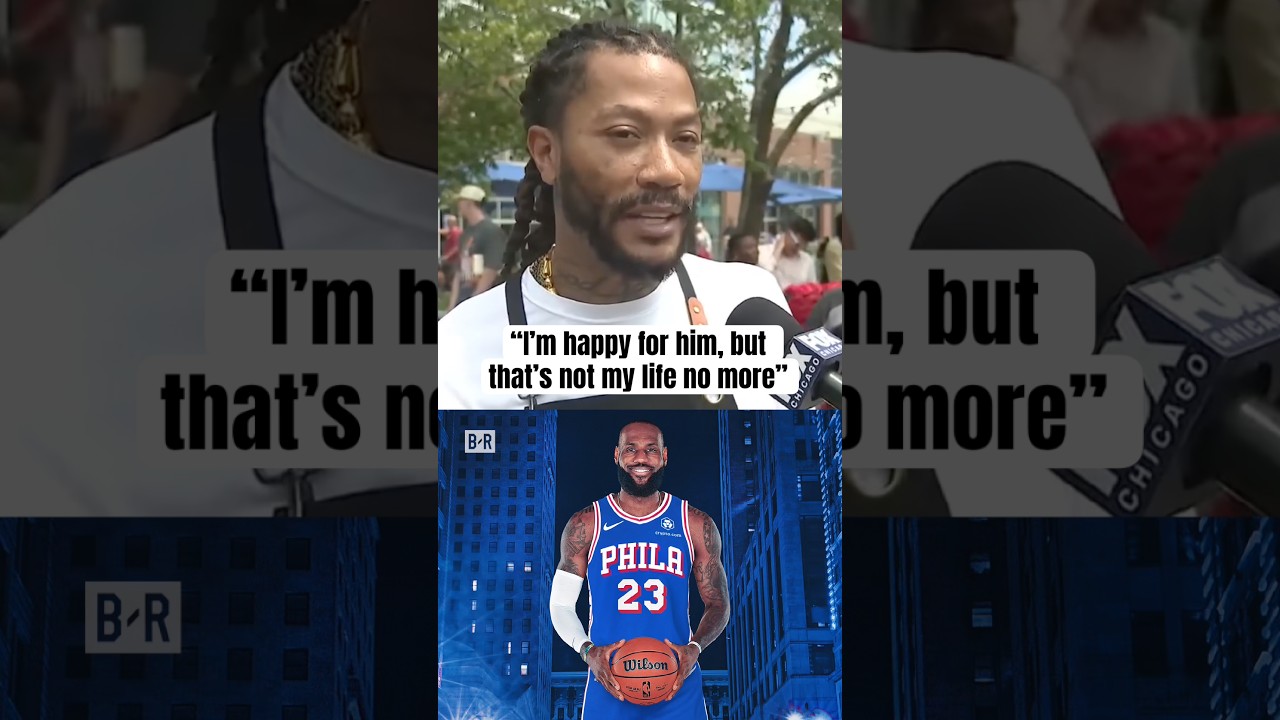 D-Rose on LeBron signing with Sixers 😅 (via devankaney/IG, @FOX32Chicago)
