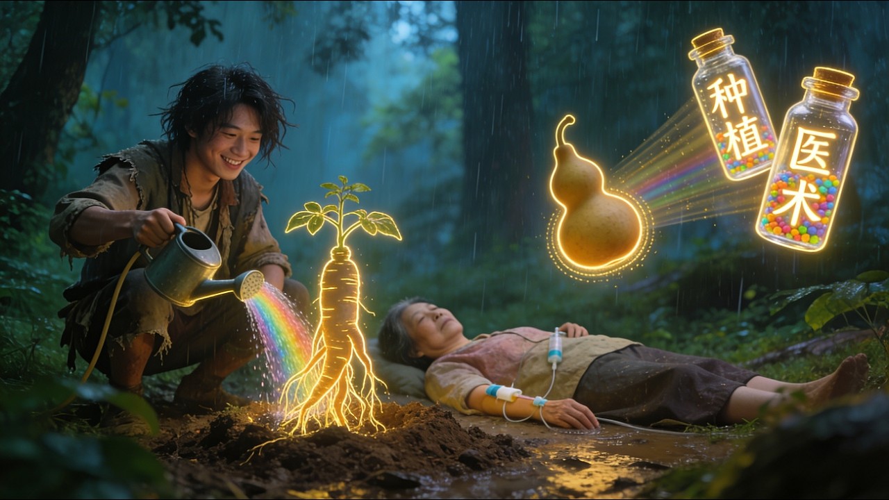 【完結】🔥災年種出百年人參、靈芝？窮小子偶得種田、醫術傳承，帶領村民致富！ ！ ！