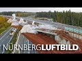 Sprengung einer Autobahnbrücke am Autobahnkreuz Nürnberg