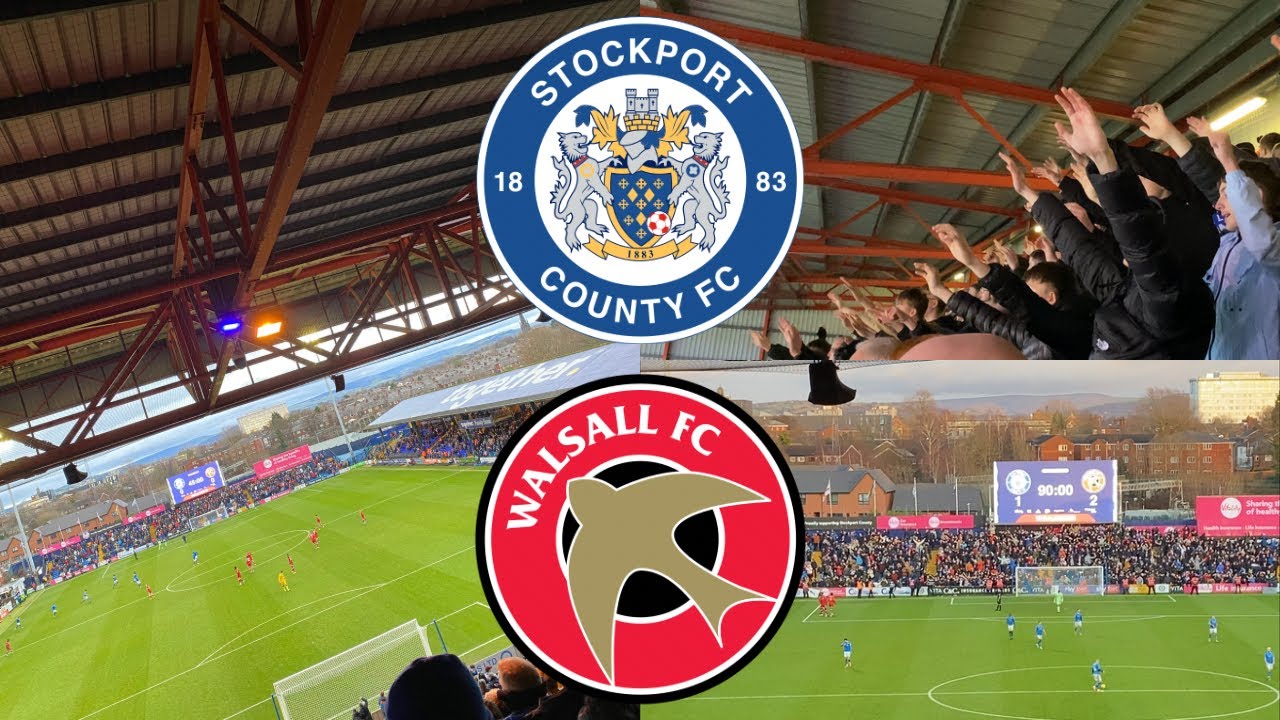 95TH MINUTE PEN SENDS COUNTY OUT OF THE CUP| Stockport County vs Walsall Match Day Vlog