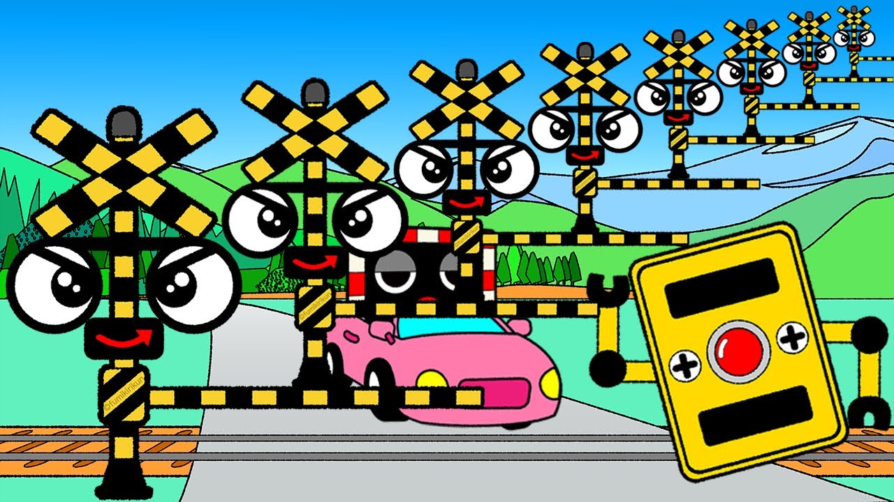 Endless Crossings! Can You Escape the Kankan Loop? | Railroad Crossing Anime