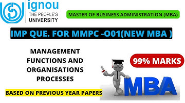 MMPC -01 IMPORTANT QUESTION FOR #IGNOU_MBA  #IGNOU_MBA_SYLLABUS #NEW_MBA_MMPC #GYANGATE #MBA #EXAMS.