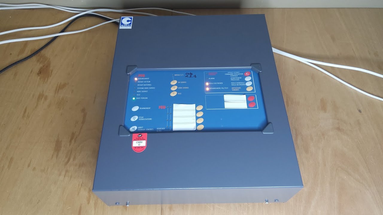 Centrale type 2a Chubb UTC.PACK - YouTube