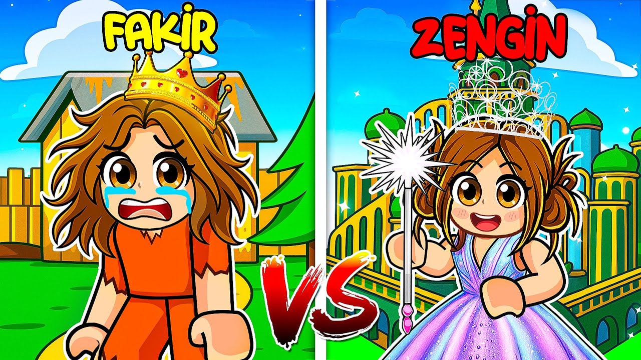 FAKİR VS ZENGİN PRENSES💥ROBLOX BROOKHAVEN🏡RP