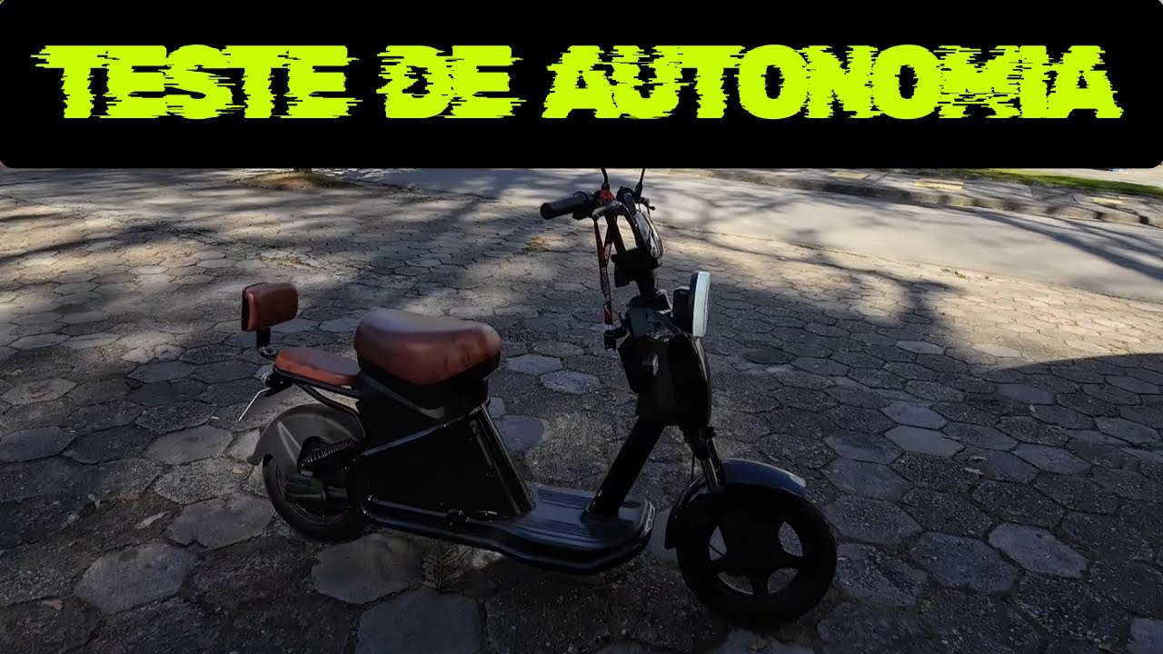 Teste de autonomia ; Autopropelido WD2 Panda 1000w 60V 20AH .