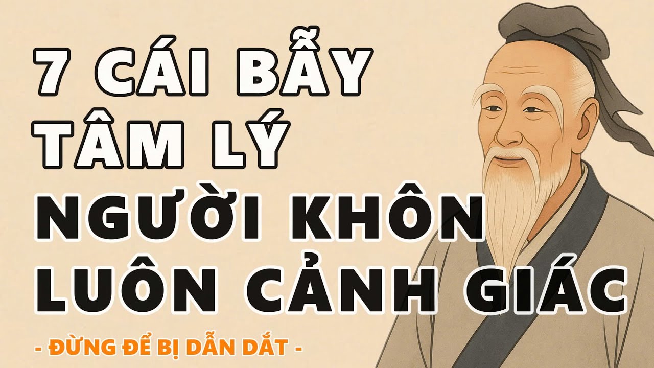 TÂM SÁNG: 7 CÁI BẪY THAO TÚNG TÂM LÝ KHIẾN NGƯỜI KHÔN LUÔN CẢNH GIÁC | CỔ NHÂN