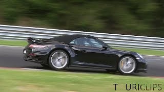 2015 Porsche 991.2 Turbo S facelift tested very aggressively on the Nürburgring!