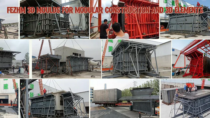 3D Housing molds:Fezhm 3D Moulds for modular construction and 3D elements