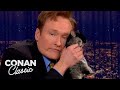 Animal Expert Clyde Peeling: Chinchilla & Black-Headed Python | Late Night with Conan O’Brien