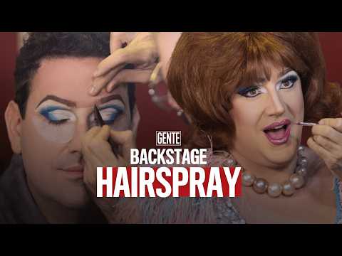 Así se prepara BETULAR para ser EDNA TURNBLAD en HAIRSPRAY