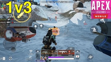 1v3 Apex legends mobile - Gravity octane skin Gameplay
