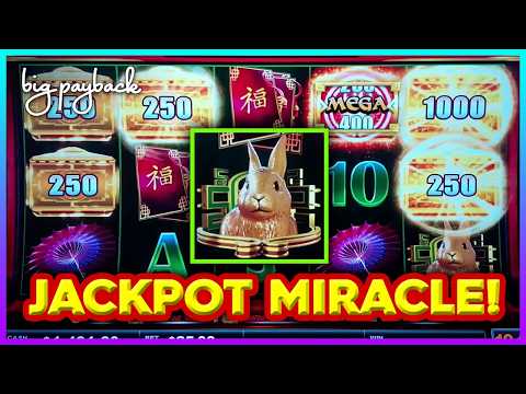 JACKPOT MIRACLE on Zodiac Lantern Rabbit Slots - HANDPAY!