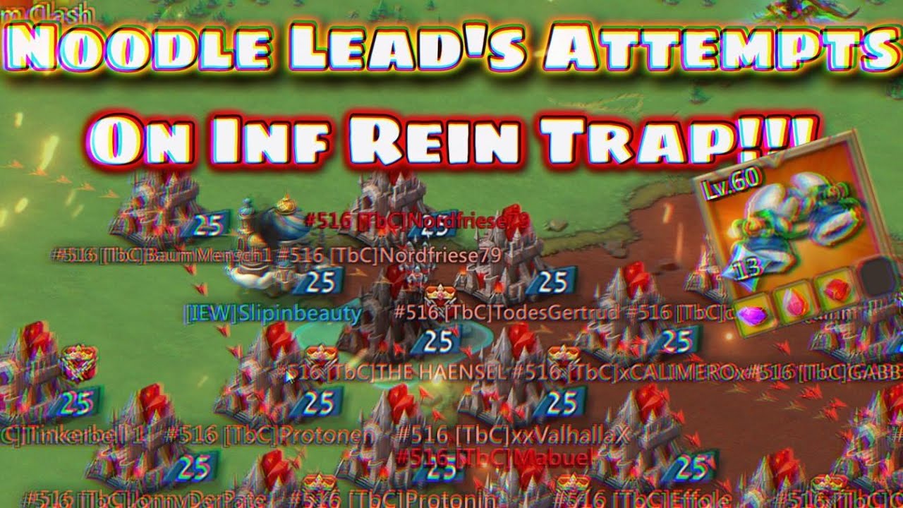 || Inf Rein Trap Vs Noodle Leads || Trying Bamboozles With 0 IQ??