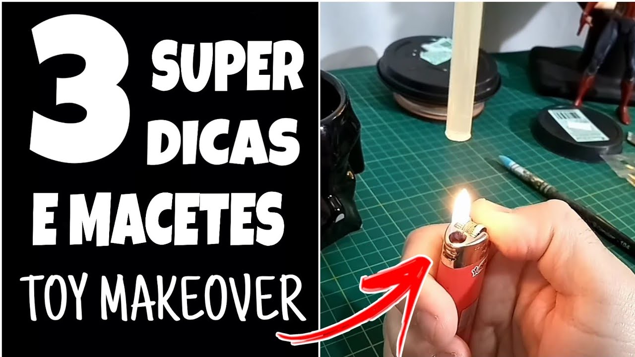 3 super dicas toy makeover. Como fazer um pincel modelador
