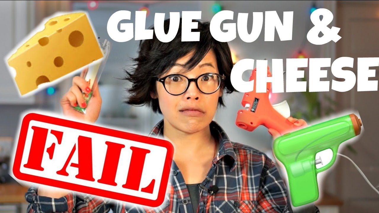 GLUE GUN & CHEESE | DIY Fondoodler | extrude melted cheese | emmymade