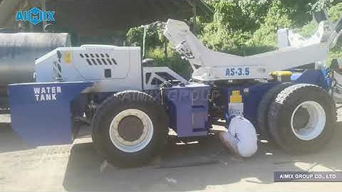 AS-3.5 Self Loading Concrete Mixer Was Installed & Operated In Manado Indonesia