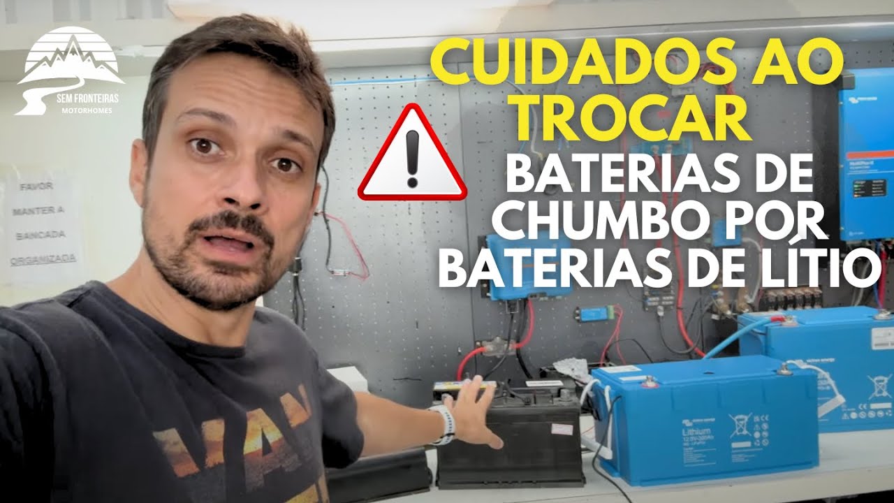 Posso Trocar Baterias de Chumbo-Ácido por Lítio no Motorhome? Guia Completo