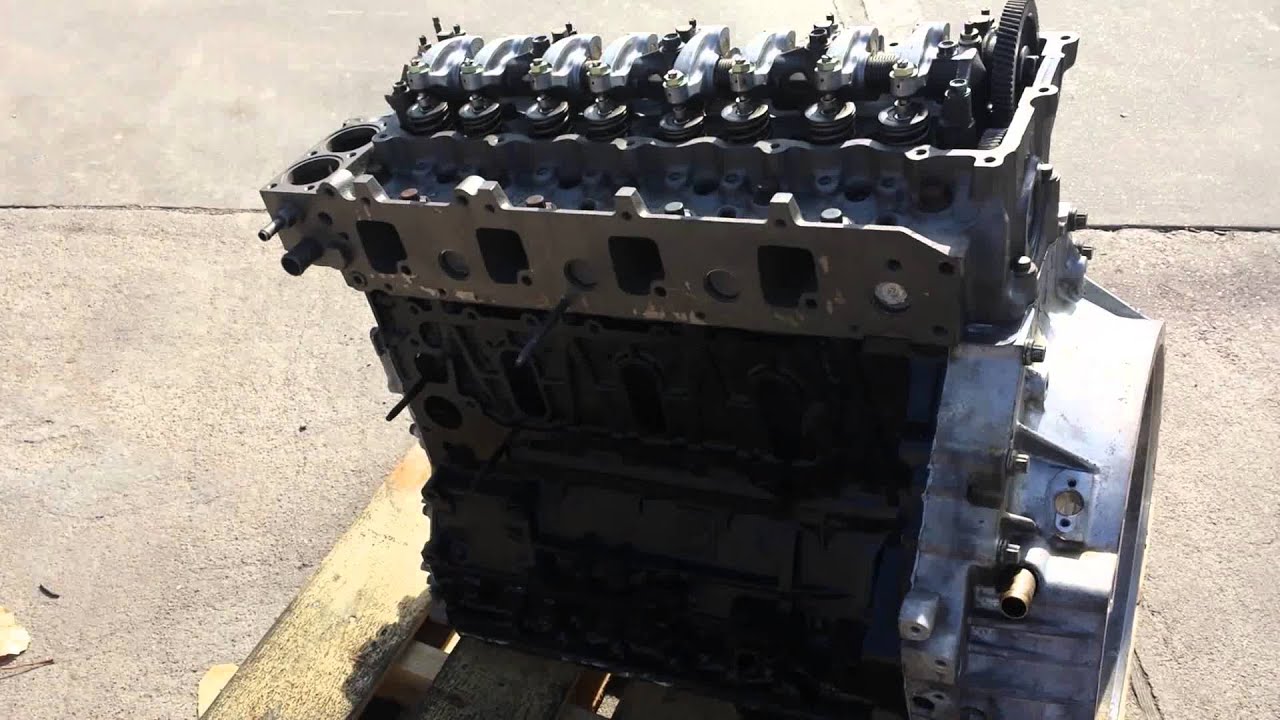 Isuzu NPR, GMC W3500,4500,5500 4HE1 Rebuilt engine - YouTube